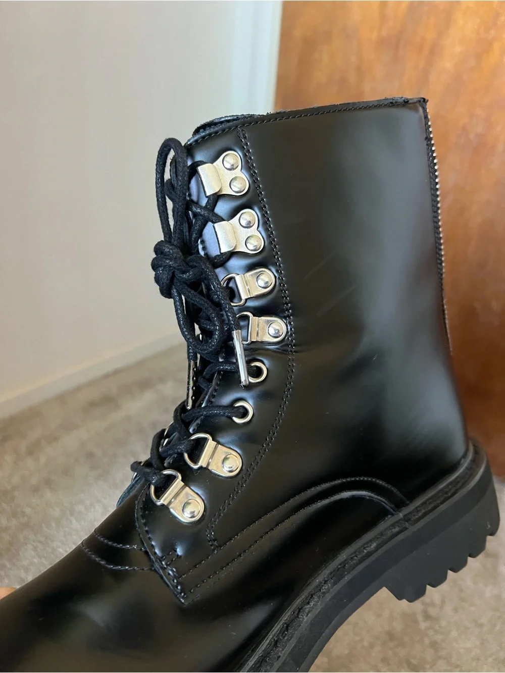 Dr. Martens polished black